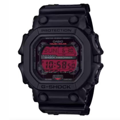 Casio G-Shock Black And Bold Red Series GX-56BBR-1 Black Resin Band Men Sports Watch